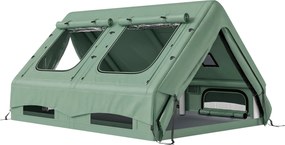 Outsunny felfújható sátor 8–10 fő részére — gyors felállítás, 4 évszakos vízálló glamping sátor kályha- és tetőablakokkal, klíma-/kábelbevezetővel | A