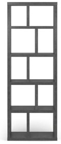 Szürke könyvespolc beton dekorral 70x198 cm Berlin – TemaHome
