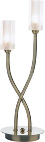 Dar Lighting MORGAN MOR4075 Asztali lámpa 2x25W/G9 IP20