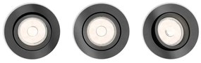 Philips 50393/99/PN - Készlet 3x beépíthető lámpa MYLIVING DONEGAL 1xGU10/5,5W/230V