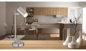 Globo 57910T - Asztali lámpa ROBBY 1xGU10/5W/230V matt króm