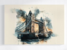 Vászonkép Canvas Város London Tower Bridge Híd Építészet 120x80