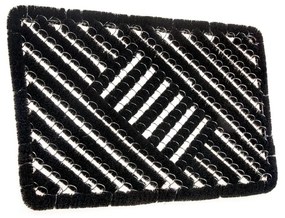 Kókuszrost lábtörlő 45x75 cm Coco Black – Hanse Home