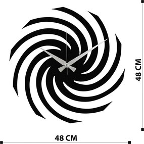 Enzoclock fém falióra, 48×48 cm – S023
