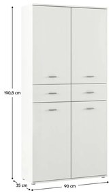 Cipőtároló (cipősszekrény) Variacion (fehér) . 1116558