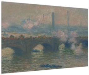 Kép - Claude Monet, Waterloo Bridge, Gray Day, reprodukciók (90x60 cm)