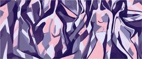 Kép - absztrakt nők (120x50 cm)