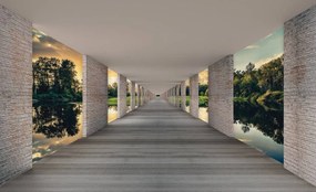 Fotótapéta - A tóra néző alagút (152,5x104 cm)