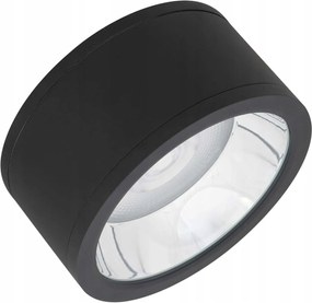 Tuba Plafon Kültéri Lámpa 45W 4950lm 4000K IP65 UGR19 Fekete Downlight