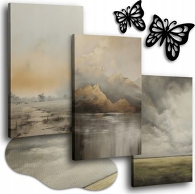 Vászonkép Tájkép 120x50 cm Nappali Képek Pasztell Kilátás Nagy