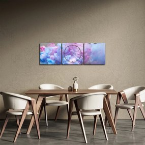 Kép - Füst (órával) (90x30 cm)