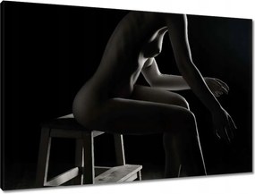 Vászonkép 90x60 Aktok Meztelenség Szerelem Fotó