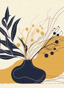 Poszter 13x18cm Sötét levelek nyugalma