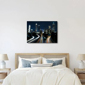 Éjszakai metropolisz képe (70x50 cm)