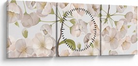 Kép - Virágzás kegyelemmel N⁰1 (órával) (90x30 cm)