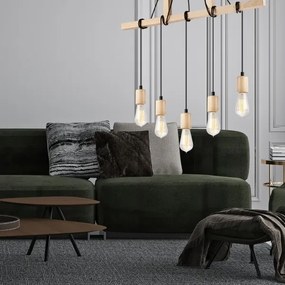 LEON függeszték 5xE27/60W/230V, kábellel