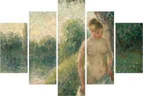 Kép - Camille Pissarro, The Bather, reprodukciók (150x105 cm)
