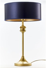 Jupiter 2116 - Asztali lámpa KASZMIR 1xE27/15W/230V kék/arany