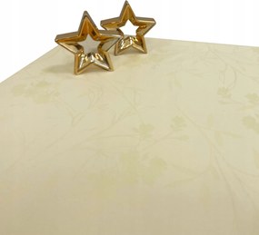 Abrosz Karácsonyi Sárga Elegáns Szegély Vastag Szövet 75x75