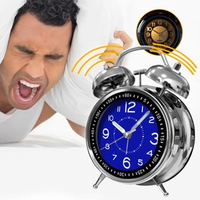 Retro óra Ébresztőóra klasszikus elemes Hangos riasztás klasszikus és hatékony
