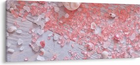 Kép - Tengerparti hangulat rózsaszín árnyalatokban (120x50 cm)