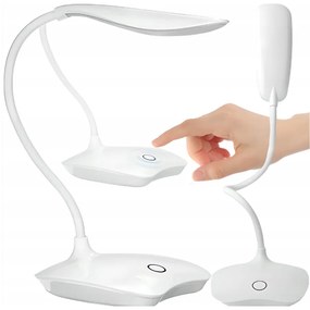 Iskolai íróasztal lámpa 14 LED-es USB-s, érintés vezérelt