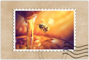 Poszterek 90x60 Csöpögő méz befőttes üvegből