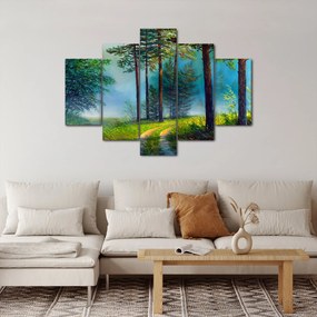 Kép - Olajfestmény tájkép (150x105 cm)