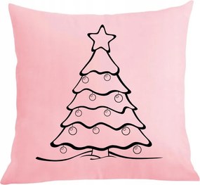 Karácsonyi párna párnahuzat Karácsonyfa Fa