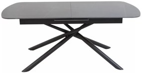 Vector bővíthető étkezőasztal fekete 180-220cm