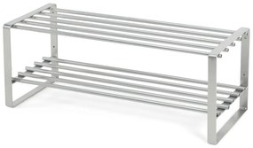 Ezüstszínű fém cipőtartó 70x29x27 cm Rex – Spinder Design