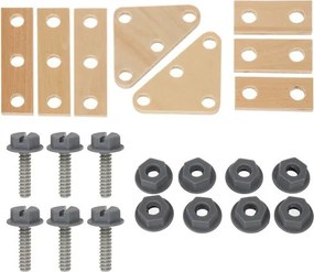 Fa gyermek műhely szerszámkészlettel - oktató játék 3in1