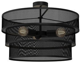 Csillár GLUM 3xE27/60W/230V fekete