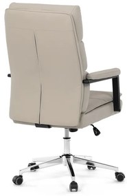 Irodai szék bézs műbőrrel. KA-D8104 SIL