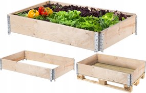 Kerti Ágyás Magasított Láda Zöldséges Ágyás Fa Szilárd