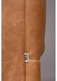 Konyakbarna bőr kanapé 214 cm Douglas – Dutchbone