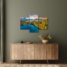 Kép - Urisee-tó, Ausztria (90x60 cm)