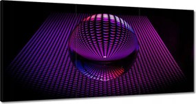 Vászonkép 180x90 Lila gömb