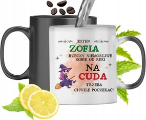 Mágikus Bögre Zsófinak Fekete Színváltós, fényképes nyomattal