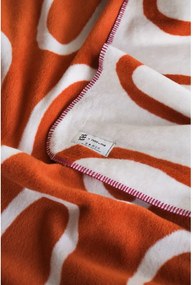 Narancssárga takaró 150x200 cm Swirl – noo.ma