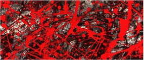 Kép - kifejező absztrakciók (120x50 cm)
