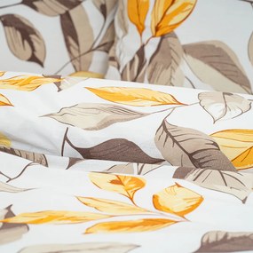 4Home Autumn Leaves pamut ágyneműhuzat, 140 x 200 cm, 70 x 90 cm