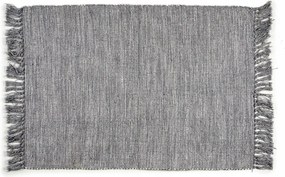 Pamutszőnyeg Szürke 100% Pamut Puha Téglalap Alakú 80 x 120 cm