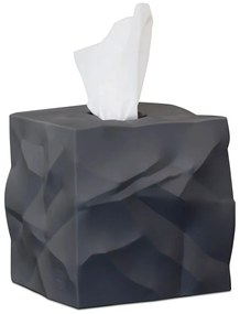 Wipy Cube fekete zsebkendőtartó doboz - Essey
