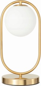 Asztali éjjeli lámpa elegáns arany Milano Ring EP1L1