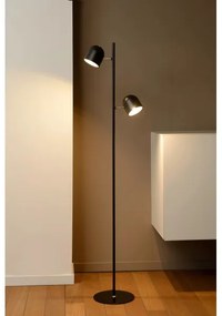 Lucide 03703/10/30 - LED állólámpa SKANSKA-LED 2xLED/5W/230V fekete