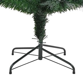 Mű karácsonyfa dekoratív vonós lámpákkal Zöld 240 cm PVC