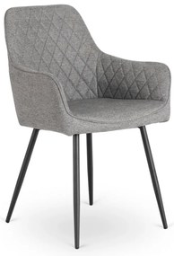 Elegáns Karosszék Szürke Színben.BRESSO 2