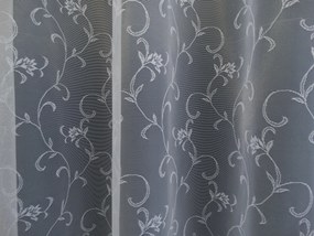 Mg Függöny jacquard 34242 Fehér 200x170cm kész M szalaggal
