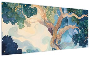 Kép – Kozmikus fa (120x50 cm)
